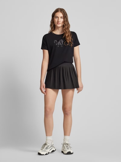 DKNY PERFORMANCE T-Shirt mit Label-Print Black 1