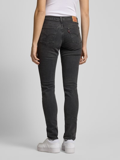 Levi's® Skinny fit jeans in 5-pocketmodel Antraciet - 5