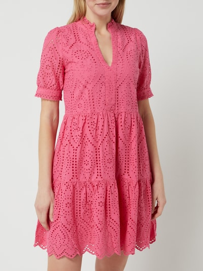 YAS Kleid aus Lochspitze Modell 'Holi' Pink 4