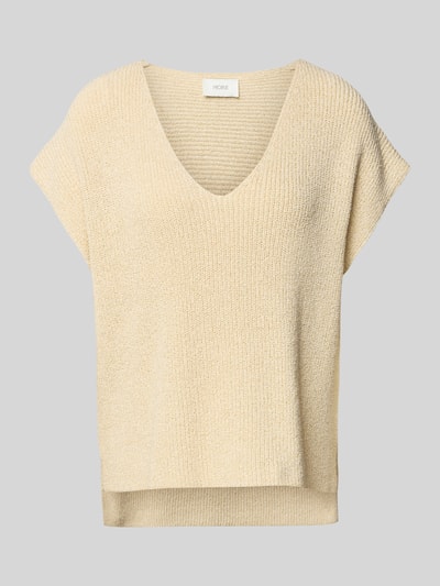 MORE Pullunder mit V-Ausschnitt Hellgelb 2