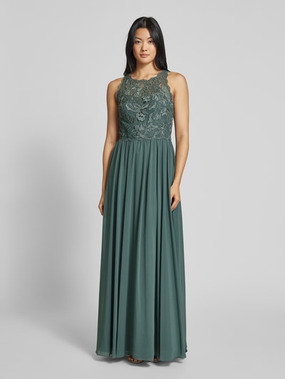 Hey Kyla Abendkleid mit Spitzenbesatz Lind 4