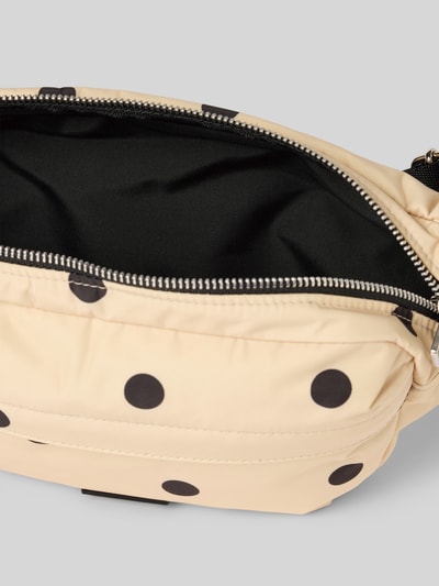 WOUF Bauchtasche mit Label-Badge Modell 'Deauville' Beige 5