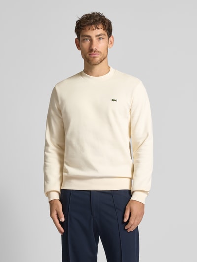 Lacoste Regular Fit Sweatshirt aus Baumwoll-Mix Offwhite 4