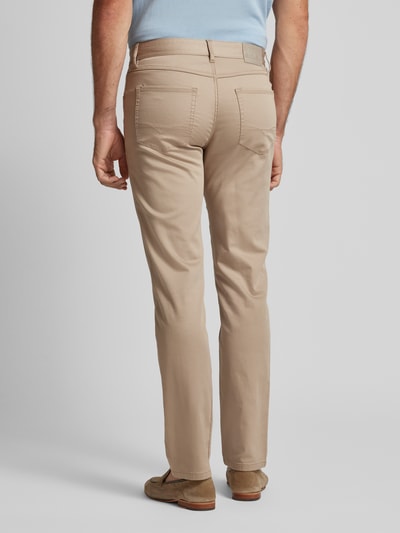 Christian Berg Men Regular fit chino in 5-pocketmodel Lichtbruin - 5