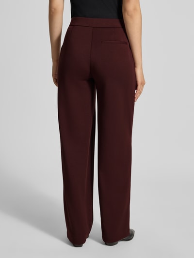 OPUS Relaxed Fit Weite Hose aus Modal-Mix Modell 'Melane Chill' Bordeaux 5