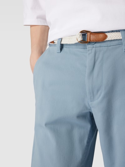 Only & Sons Korte chino met riem, model 'WILL' Lichtblauw - 3