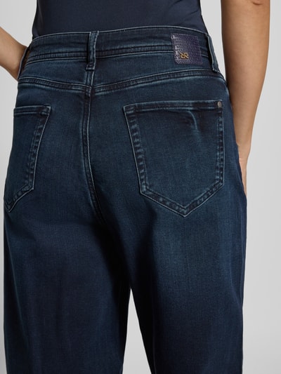 Raffaello Rossi Jeans in verkorte pasvorm, model 'HANNI' Donkerblauw - 3