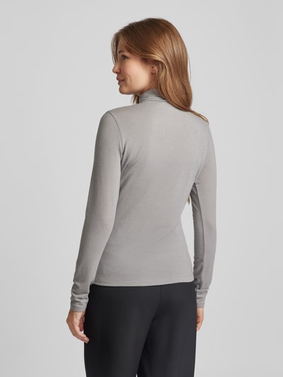 Windsor Longsleeve mit Stehkragen Mittelgrau 5