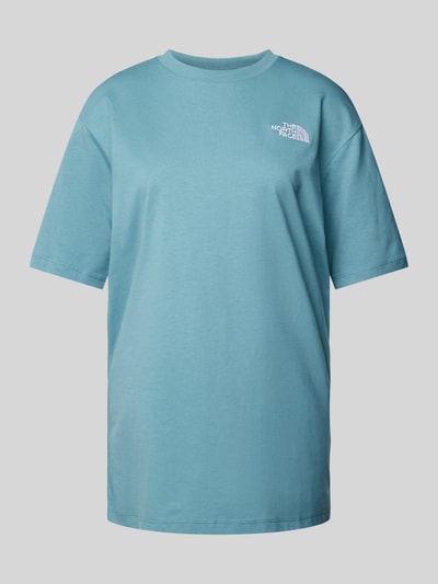 The North Face T-shirt o kroju oversized z wyhaftowanym logo Oceaniczny 2