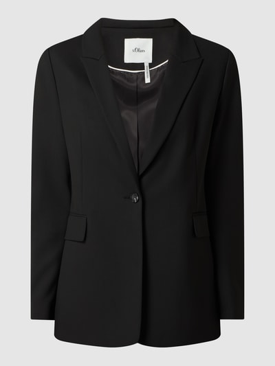 s.Oliver BLACK LABEL Blazer aus Viskosemischung Black 2