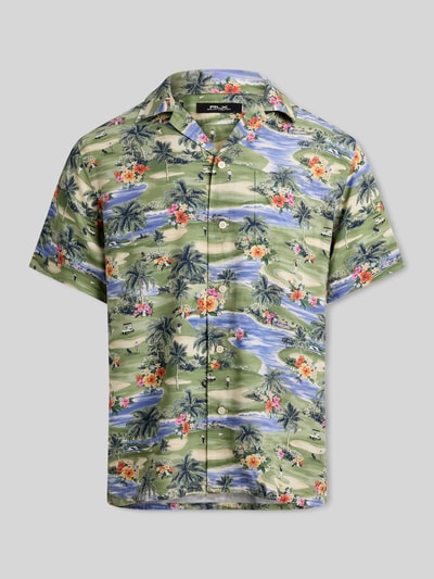 Polo Ralph Lauren Kurzarm Freizeithemd mit Allover-Print Hellgruen 2