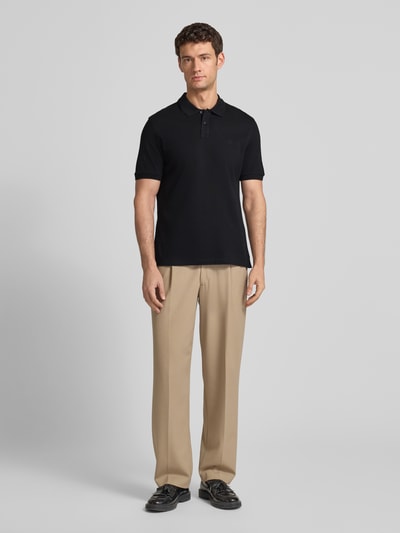 Marc O'Polo Poloshirt aus Baumwolle Black 1