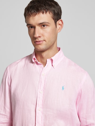 Polo Ralph Lauren Vrijetijdsoverhemd met labelstitching Roze - 3