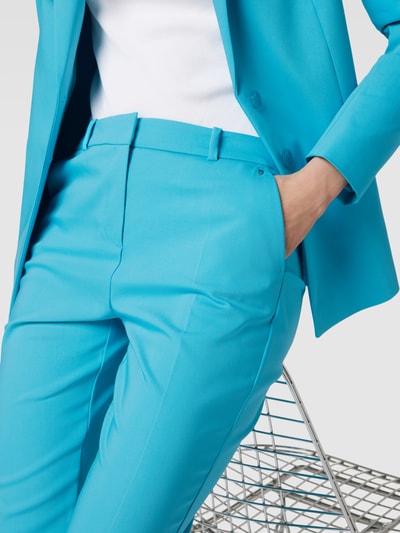 comma Stoffhose mit angedeuteten Gesäßtaschen Modell 'POP UP' Aqua 3