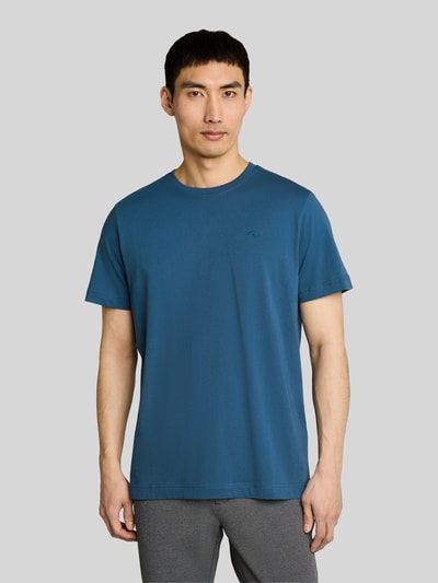 Tom Tailor męski t-shirt o kroju regular fit z czystej bawełny Petrol 4