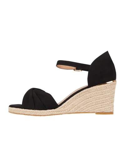 Tamaris Wedges in Veloursleder-Optik  Schwarz 3