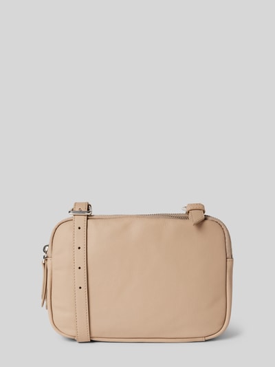 LIEBESKIND BERLIN Handtasche mit Label-Print Modell 'Mareike Harris' Taupe 4