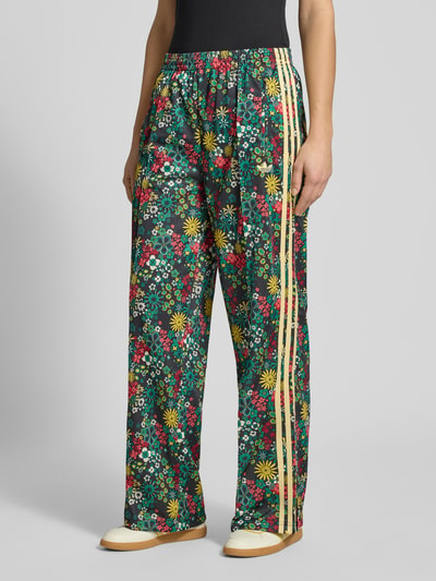 adidas Originals Loose Fit Sweatpants mit Allover-Muster Black 4