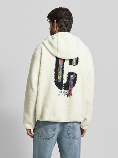 CARLO COLUCCI Oversized fleecejack van tedyybont Offwhite - 5