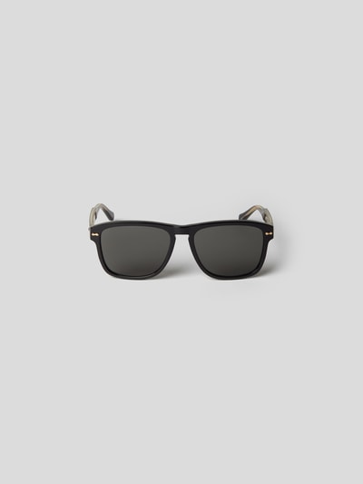 Gucci Unisex Sonnenbrille mit Label-Details Black 2