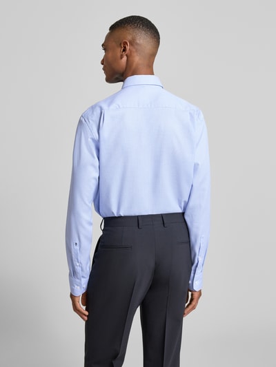 SEIDENSTICKER REGULAR FIT Regular fit zakelijk overhemd van katoen met button-downkraag Koningsblauw - 5