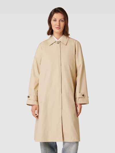 Soyaconcept Lange jas met mouwtrensjes, model 'Lora' Beige - 4