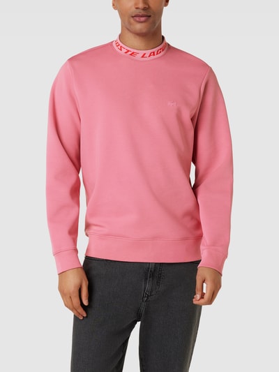 Lacoste Sweatshirt met logopatch Oudroze - 4