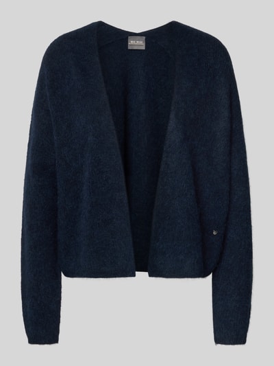 MOS MOSH Kardigan z dzianiny z przodem bez zapięcia model ‘THORA’ Granatowy 2