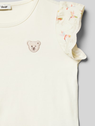 Steiff T-Shirt mit Volants Offwhite 2