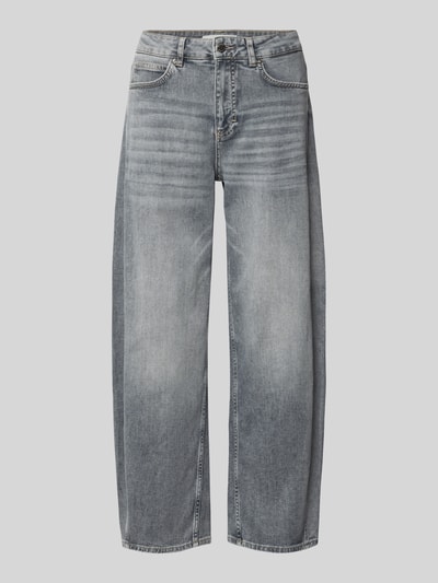 OPUS PANTS Barrel Jeans aus Baumwoll-Mix Modell 'Meni moon' Mittelgrau 1