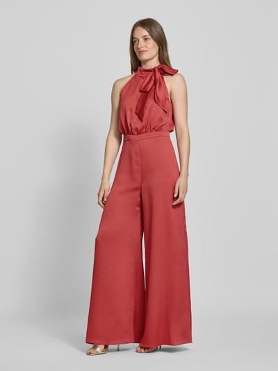 Swing Jumpsuit mit Stehkragen Altrosa 1