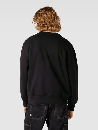 Carhartt Work In Progress Sweatshirt mit Label-Patch Modell 'HEART' Black 5