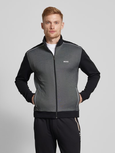 BOSS Sweatjacke mit Stehkragen Black 4