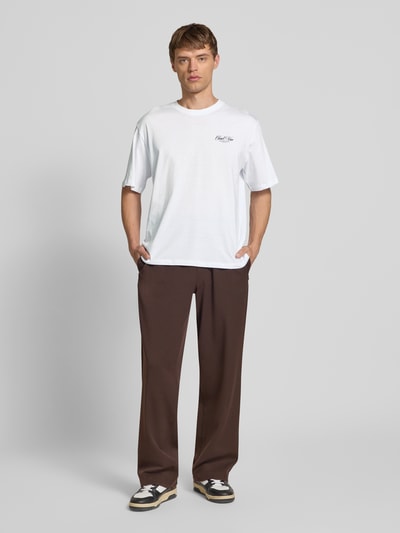 Jack & Jones T-Shirt mit Label-Print Modell 'MARINA' Weiss 1