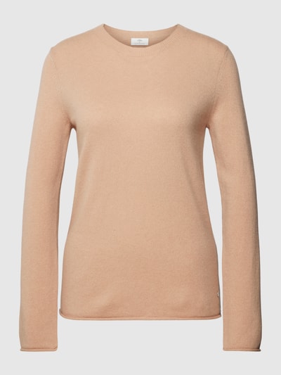 Fynch-Hatton Gebreide pullover van kasjmier met labeldetail Camel - 2