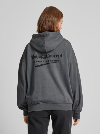 TheJoggConcept Hoodie met capuchon, model 'RUBI' Antraciet - 5