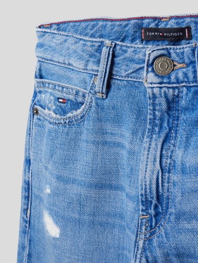 Tommy Hilfiger Teens Straight Fit Jeans mit 5-Pocket-Design Modell 'MODERN' Blau 2