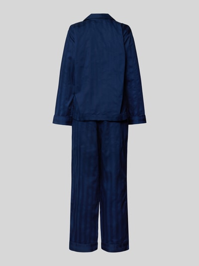 Lauren Ralph Lauren Piżama z wyhaftowanym logo Ciemnoniebieski 3