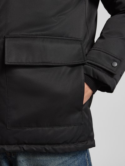 Jack & Jones Jack met capuchon, model 'CHARLIE' Zwart - 3