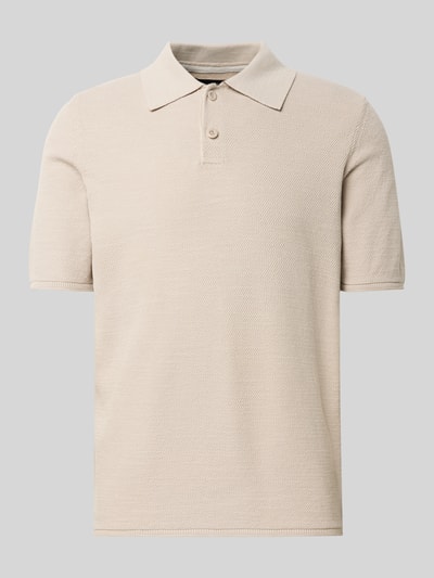 Marc O'Polo Regular Fit Poloshirt aus reiner Baumwolle Hellgrau 2