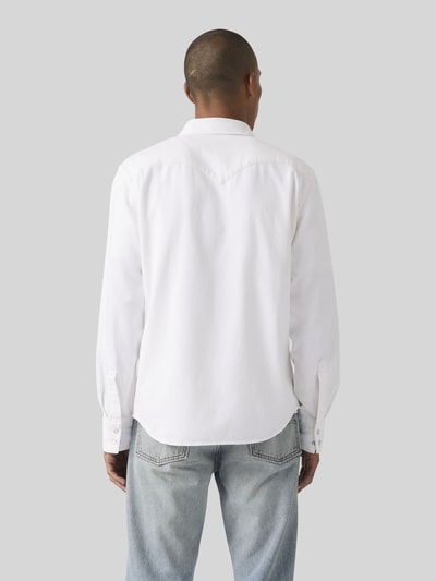 Levi's® Regular Fit Jeanshemd aus reiner Baumwolle Offwhite 5