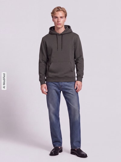 ONLY & SONS Regular fit hoodie van katoenmix model 'CERES' Leem - 1