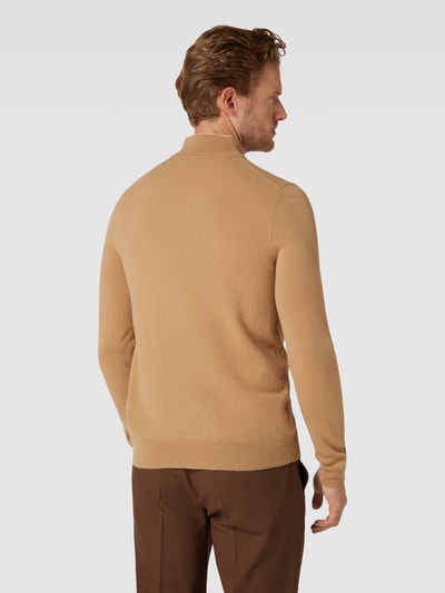 BOSS Gebreide pullover met schipperskraag, model 'Marlo' Beige - 5