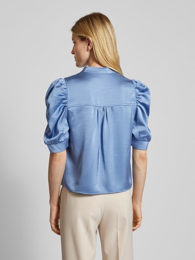 Neo Noir Blusenshirt mit V-Ausschnitt Modell 'Roella' Rauchblau 5