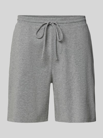 Produktfoto, Sweatshorts mit elastischem Bund und Kordelzug von JOOP! Collection, grau melierter Baumwoll-Mix mit Stretch-Anteil, lockerer Schnitt