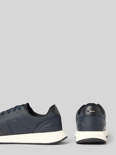 BOSS Low top sneakers met dempende zool model 'TITANIUM_RUNN' Marineblauw - 2