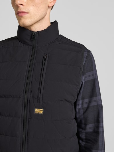 G-Star Raw Bodywarmer met labelpatch, model 'Foundation' Zwart - 3