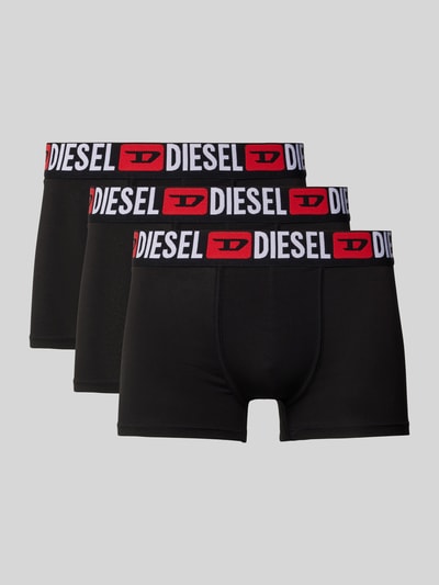 Diesel Trunks mit elastischem Logo-Bund im 3er-Pack Black 1