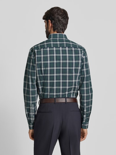 Jake*s Koszula biznesowa o kroju slim fit z bawełny Butelkowy zielony 5