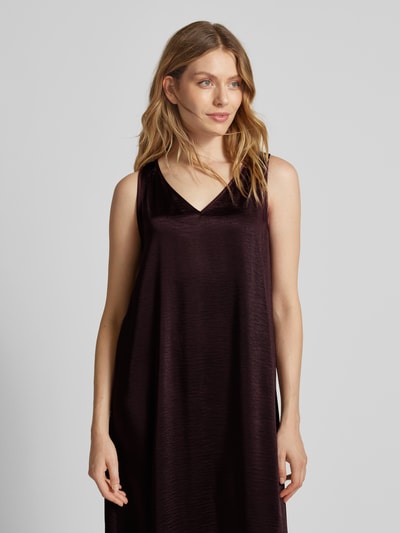 ROBE LÉGÈRE Maxi-jurk in dubbele-laagjeslook Bordeaux - 3